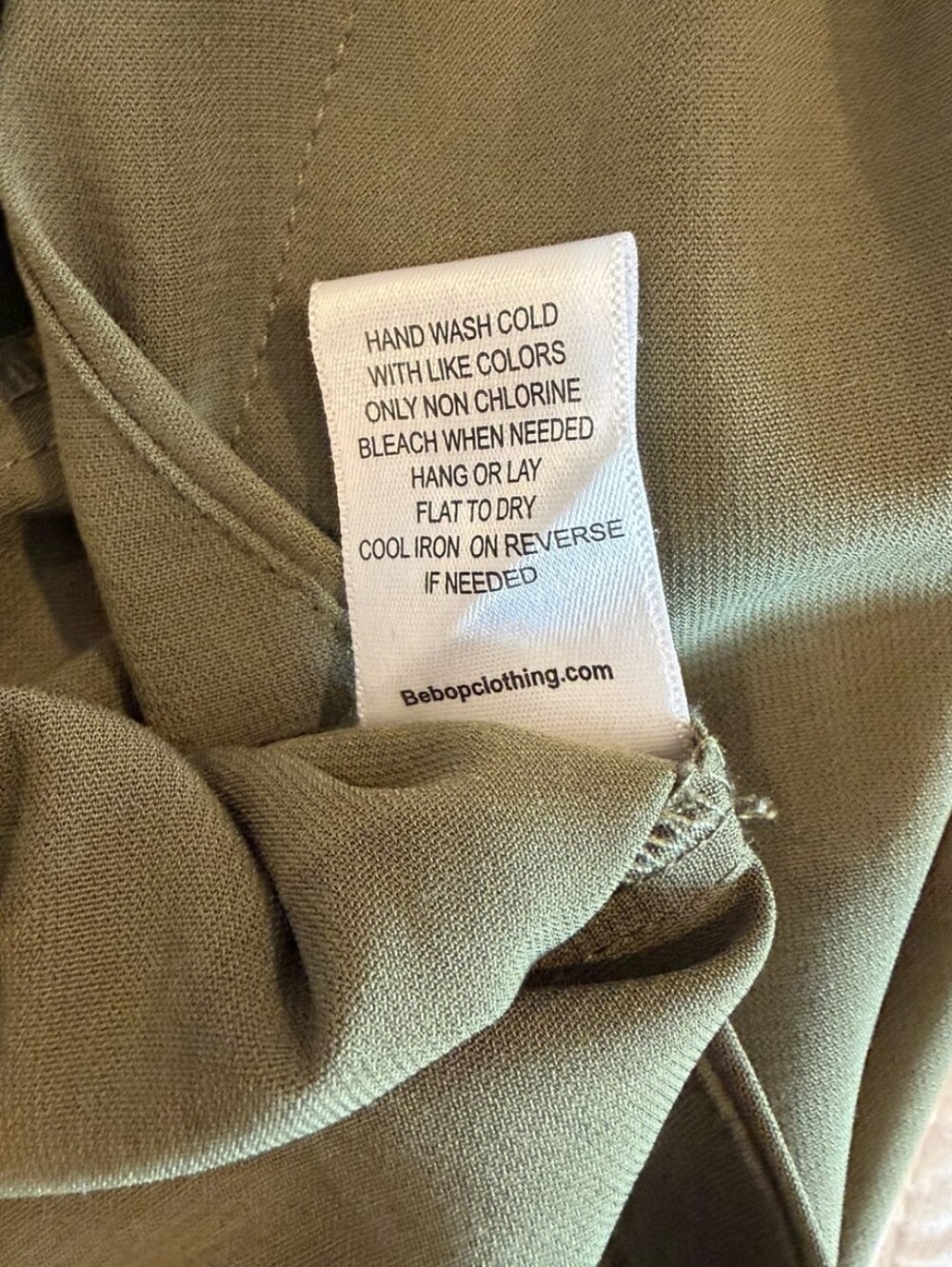 BeBop Olive Green Jumpsuit - Picture 5 of 5
